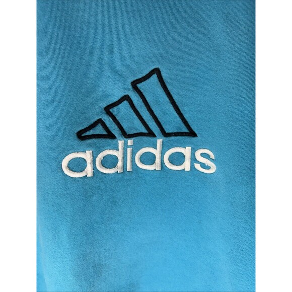 Vtg 90s Adidas Crewneck Pullover Sweatshirt Mens XL Red Embroidered Big Logo USA - Picture 8 of 12